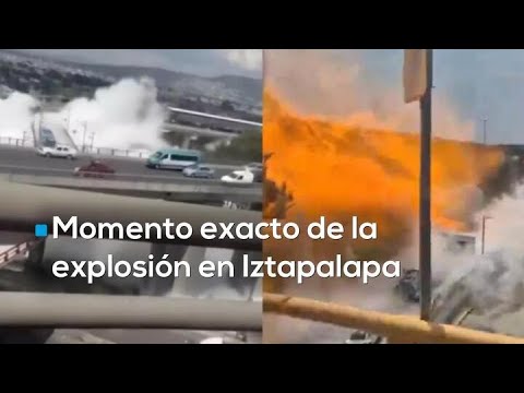 La tragedia en Iztapalapa: El momento exacto de la explosión 🚨
