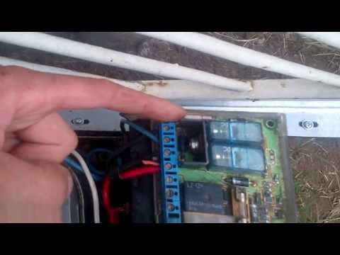 Electric gate motor repair