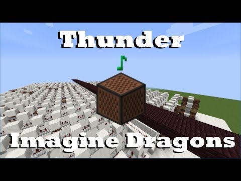 LeetSweepUp - Thunder - Imagine Dragons - Minecraft Note Blocks