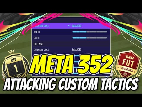 *UNBEATABLE* 352 FORMATION - FUT 21 | 352 CUSTOM TACTICS & PLAYER INSTRUCTIONS | POST PATCH!!