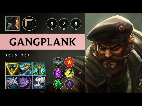 Gangplank Top vs Sett: Unstoppable - VN Challenger Patch 14.24