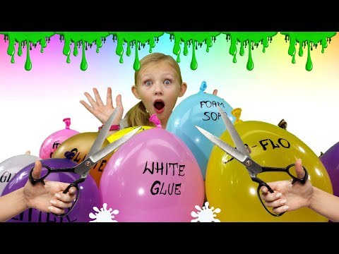 Making SLIME With BALLOONS!!! DIY Slime Balloon Tutorial!!!