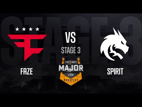 FaZe vs Spirit | StarLadder Budapest Major 2025 - STAGE 3 - Day 1