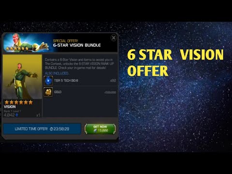 6 STAR  Vision Offer - Marvel Contest of Champions
