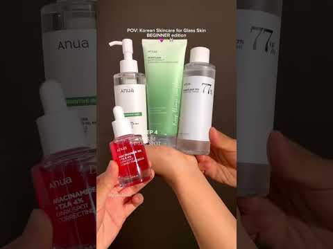 Korean Beginner Skincare Routine for GLASS SKIN   Step 1 PM routineHeartleaf Pore Control Cleansing