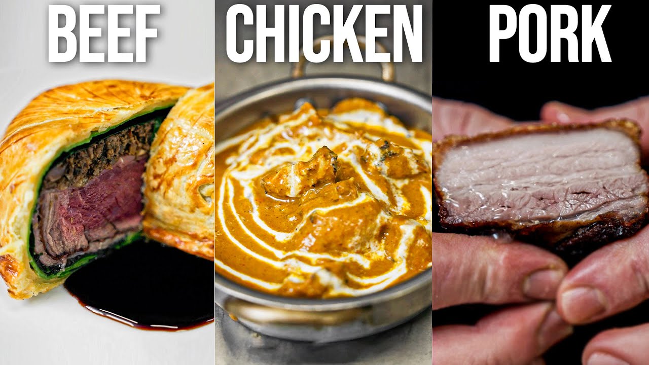 9 Ways to Cook 3 Meats