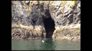 preview picture of video 'Kayak Cave Adventure Tramore 2010'