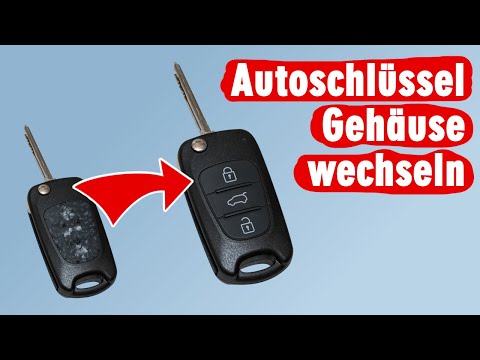 Autoschlüssel Gehäuse wechseln Fernbedienung abgegriffen und kaputt - Cover tauschen