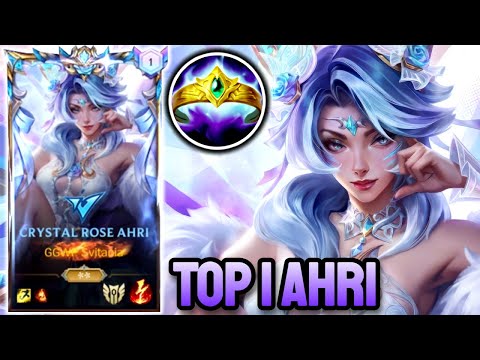 WILD RIFT AHRI - TOP 1 AHRI GAMEPLAY - CHALLENGER RANKED