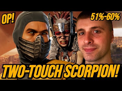 SCORPION *HIGH DAMAGE* COMBO TUTORIAL WITH FERRA KAMEO! - MORTAL KOMBAT 1!