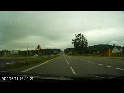 Kielce , Nowiny, Chęciny . Stop cham,  polskie drogi , wypadek o włos