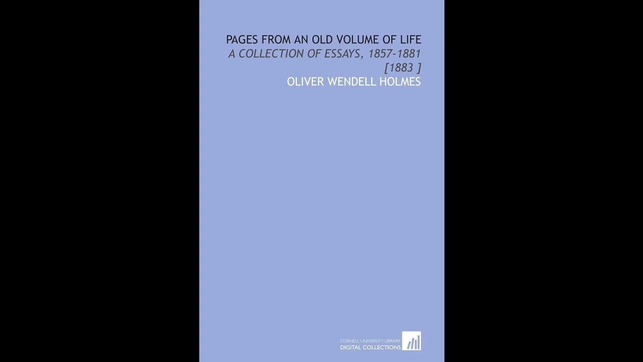 Pages From an Old Volume of Life: A Collection of Essays, 1857-1881