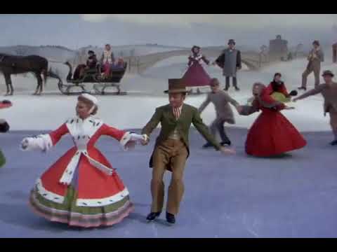 Vera Ellen and Fred Astaire ice skating scene - The Belle of New York (1952)
