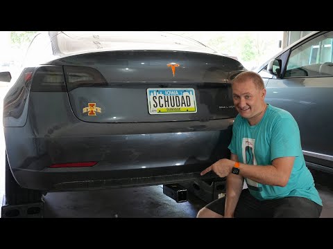 2022 Tesla Model 3 Stealth Hitch Rack + Tow Combo Install