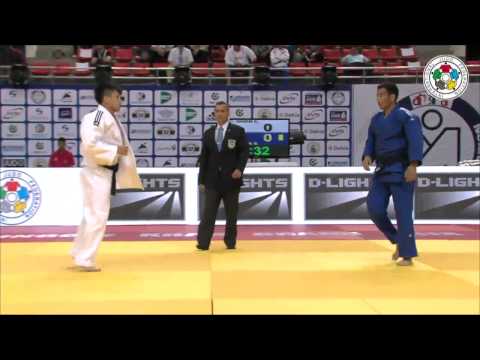 Chia Hung CHIEN (TPE) Vs Batsuuri ADIYA (MGL) - Judo Grand Prix Ulaanbaatar 2014 [-66kg]