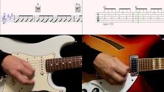 Guitar TAB: If I Needed Someone - The Beatles - isolated track