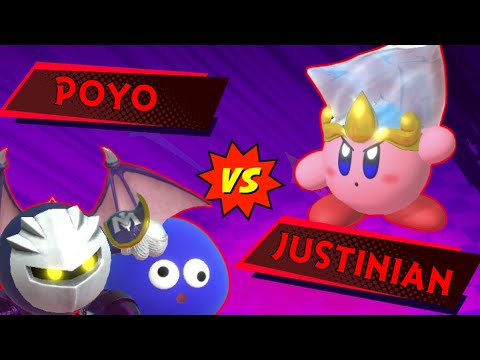 Poyo (Meta Knight/Gooey) vs Justinian (Water) - Kirby Fighters 2 - ASG5 Grand Finals