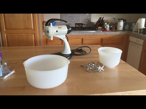 Sunbeam Mixmaster Model 10 Mixer - Overview and Demonstration