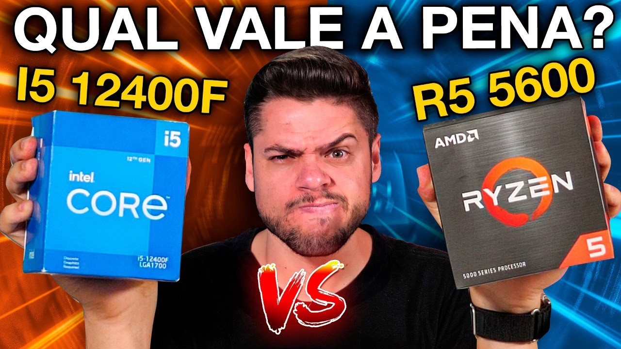 RYZEN 5 5600 vs CORE i5 12400F: QUAL deles é pra VOCÊ? TESTES em JOGOS, DESEMPENHO, PREÇO e CONSUMO
