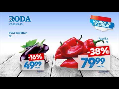 Novi RODA katalog 22.08. - 04.09.2016.