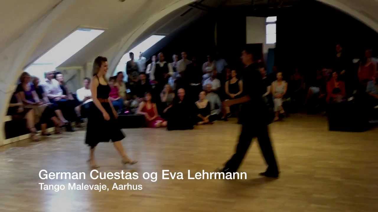 Eva lehrmann & Germán Cuestas 1/3, Tango Malevaje Århus, 19.06.2013