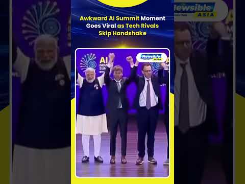 Awkward AI Summit Moment Goes Viral as Tech Rivals Skip Handshake