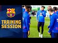 A birthday surprise for Jean-Clair Todibo in training ?