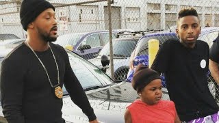 Funny Mike Pio w/ Romeo Clowning on the Set of \