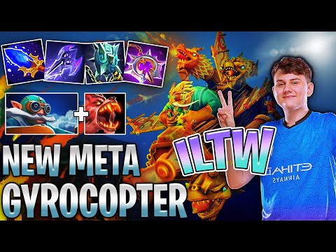 👉 ILTW With Newest Meta Gyrocopter Build + Wolf's Bite From Lycan Give a Lesson to Enemies - Dota 2