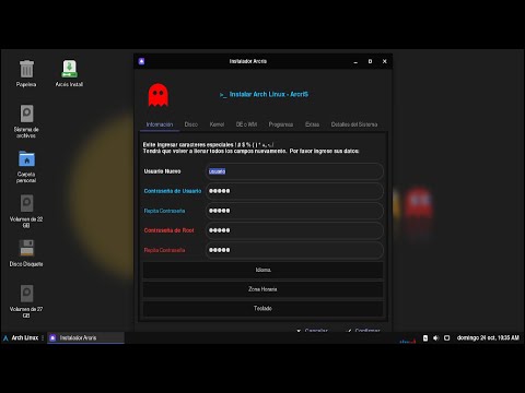 Instalador Gráfico de Arch Linux GUI - La manera más sencilla de instalarlo [KDE Plasma Minimalista]