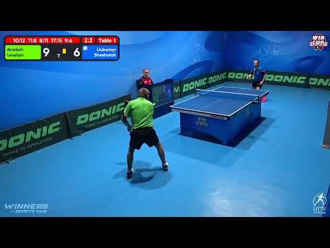 19:00 Anatolii Levshyn 3-2 Liubomyr Sheshurak West 5 WIN CUP 03.12.2022 | TABLE TENNIS WINCUP