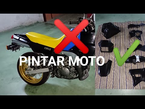 11ª PARTE | RECOGER PIEZAS MOTO PINTADAS POR PROFESIONAL GRATIS