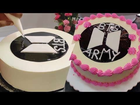 BTS Cake design for Girl | BTS Themed Cakes for Birthday | BTS Army Cake @Cakeitsjaved