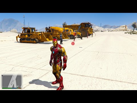 Dump Truck #21 and the Avengers  - GTA 5 -  CocoBibu  Mining truck
