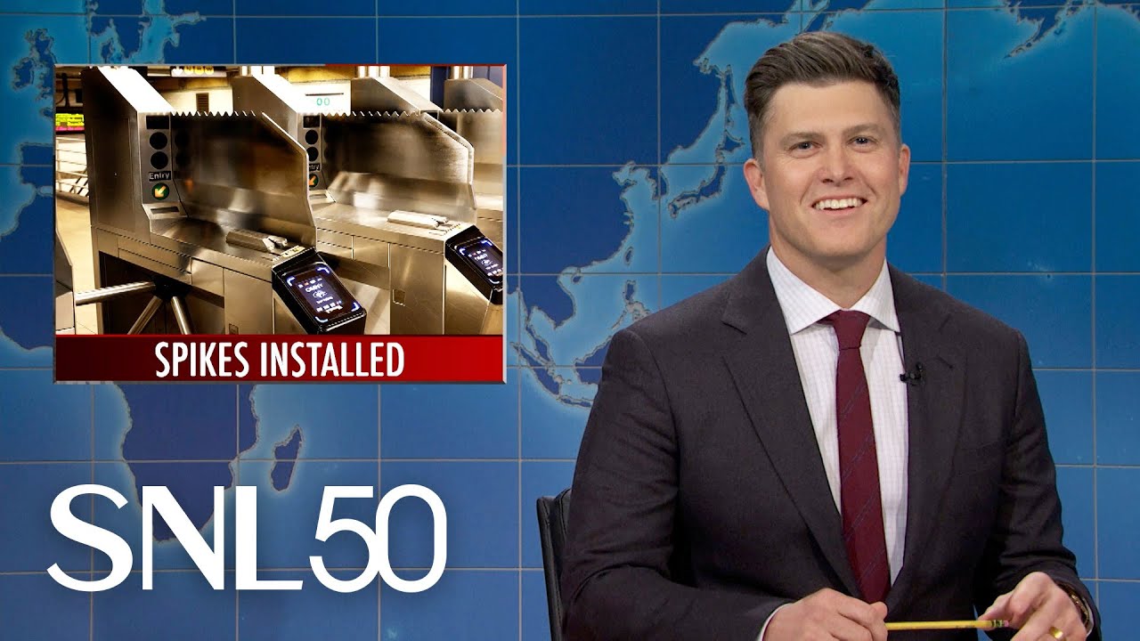 Weekend Update: Spikes Installed in NYC Subways, New Orleans Prepares For Super Bowl - SNL
