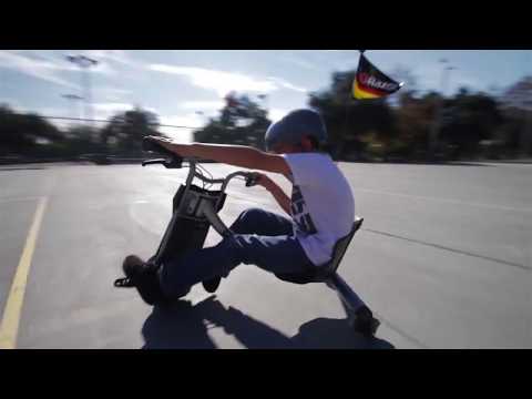 Razor PowerRider 360 Electric Drift Trike Ride Video