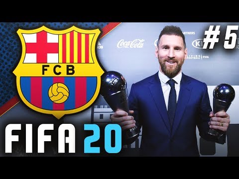 FIFA 20 Barcelona Career Mode EP5 - Messi Wins The Best Award! 🐐