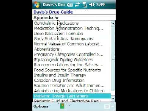 Davis Drug Guide - Unbound Medicine - Windows Mobile