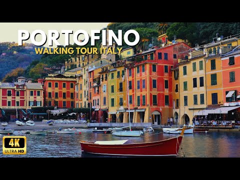 Portofino, Italy 🇮🇹 Walking Tour Italy 4k Italian Riviera