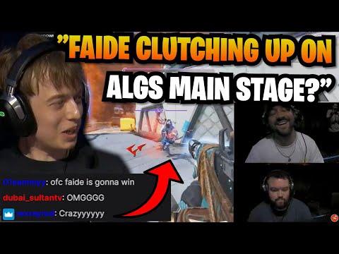 what happens when Respawn INVITED Faide to play *NEW* Solos Mode vs other Streamers in ALGS LAN!