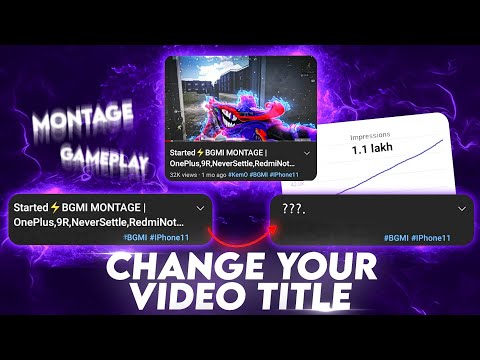 How To Viral BGMI Montage | Get Highest Traffic On Your BGMI Montage Video