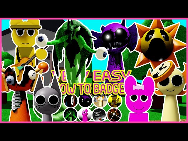Roblox - [EVENT] New Gamepass And How to get 7 New Badges in 3D Sprunki ...