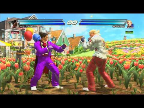 [60 FPS] Tekken Basic Combo's #2 | Kazuya + Heihachi