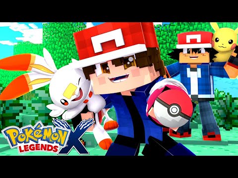 Minecraft Pokemon X LEGENDS - The beginning of the journey! ASH'S SON GETS HIS STARTER POKÉMON! #1
