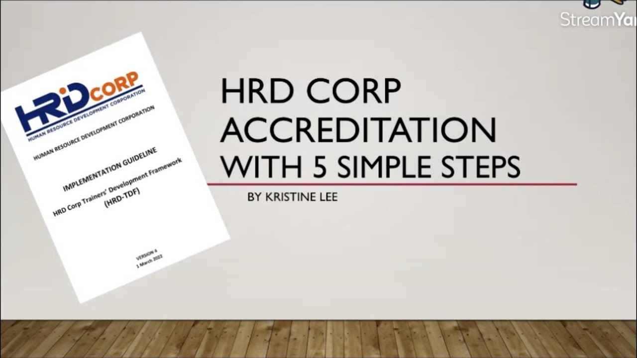 HRD CORP Accreditation With 5 Simple Steps