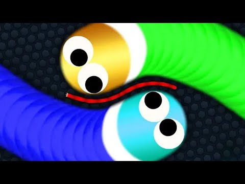 Slither.io A.I Tiny Snake Destroy Giant Snakes Gameplay (Slitherio enjoy in the game)
