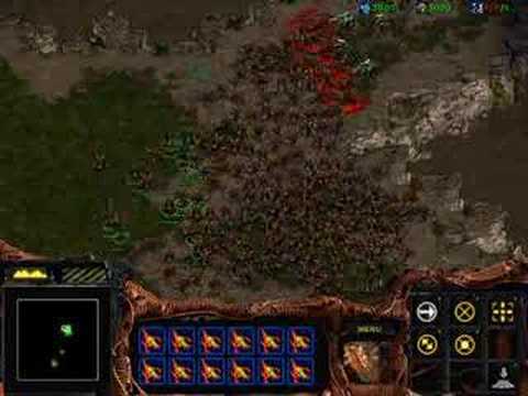 400 Zergling vs 25 Zealots