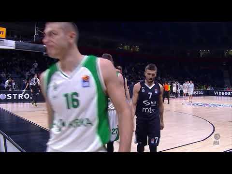 ABA Liga 2019/20 highlights, Round 9: Partizan NIS - Krka (1.12.2019)