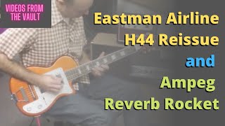 Video thumbnail for Eastwood Airline H44 DLX Guitar and Ampeg Reverberocket Demo by Jack's Guitar Trax