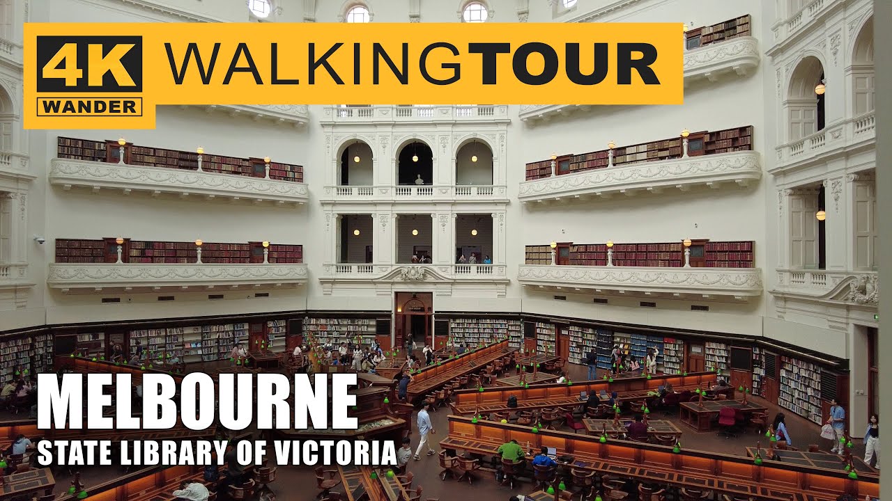 Dive into an immersive walking tour at State Library Victoria.